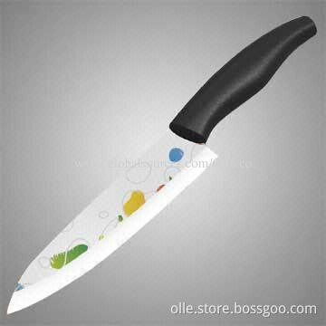 Ceramic Chef's Knife, Various Stained Paper Available